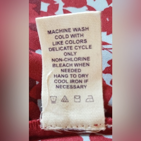 Chelsea and Violet $118 red burgundy long sleeve open front duster M - Picture 8 of 12